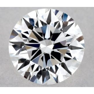 0.39 Carat Round D VS1 EX GIA Natural Diamond