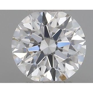 0.26 Carat Round E VVS2 EX GIA Natural Diamond