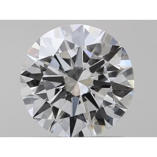 0.9 Carat Round H VVS1 EX GIA Natural Diamond