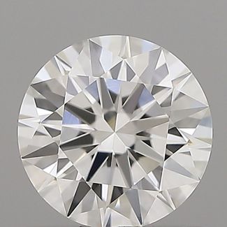 0.61 Carat Round G VVS2 EX GIA Natural Diamond