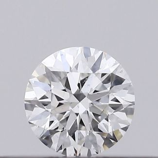 0.18 Carat Round E SI1 EX VG GIA Natural Diamond