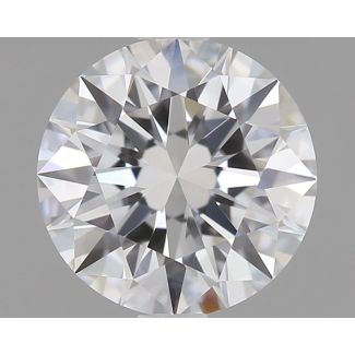 0.78 Carat Round D VVS1 EX GIA Natural Diamond