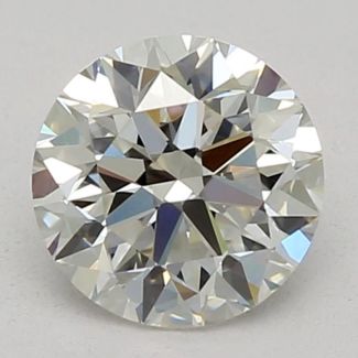 0.61 Carat Round H VVS2 VG EX GIA Natural Diamond