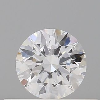 0.36 Carat Round D SI2 EX GIA Natural Diamond