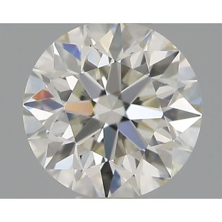 0.4 Carat Round H VVS2 EX IGI Natural Diamond