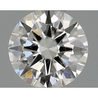 0.30 Carat Round H SI1 VG EX GIA Natural Diamond