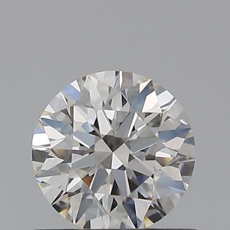 0.56 Carat Round H VVS2 EX GIA Natural Diamond