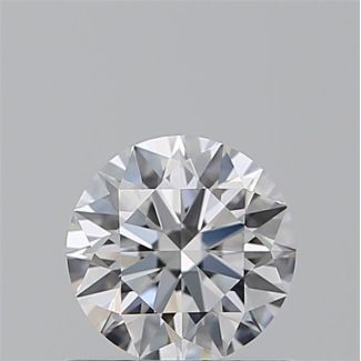 0.61 Carat Round D VVS1 EX GIA Natural Diamond