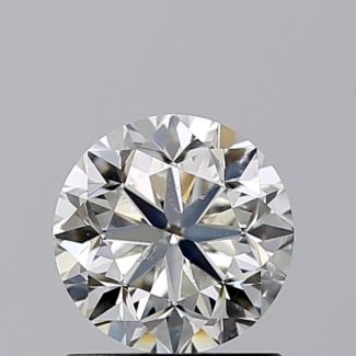 1.00 Carat Round I SI1 GD EX GIA Natural Diamond