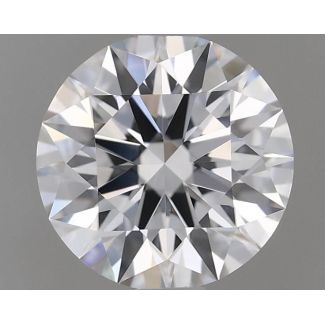 0.52 Carat Round D VVS1 EX GIA Natural Diamond