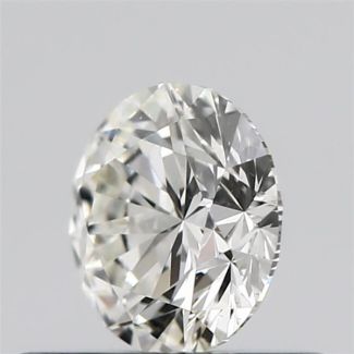 0.40 Carat Round I SI1 EX GIA Natural Diamond