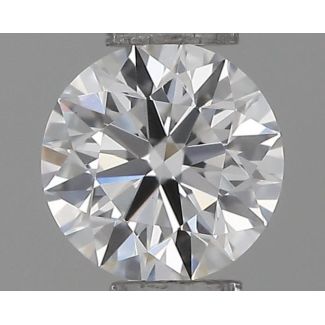 0.22 Carat Round D VVS1 VG EX GIA Natural Diamond