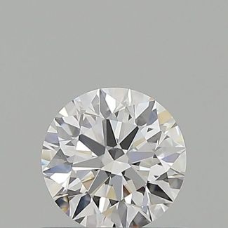 0.54 Carat Round D VVS1 EX GIA Natural Diamond