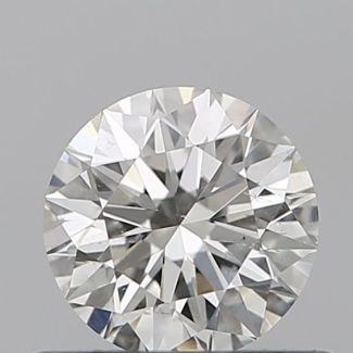 0.51 Carat Round I SI1 EX GIA Natural Diamond