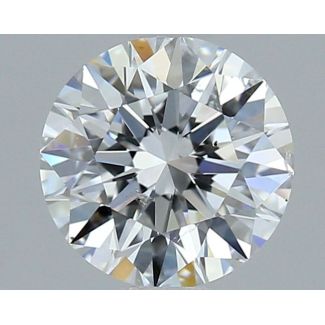 1.0 Carat Round F SI1 EX GIA Natural Diamond