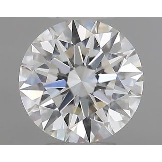 0.41 Carat Round F VVS1 EX IGI Natural Diamond