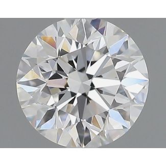 0.5 Carat Round D VVS2 EX GD GIA Natural Diamond