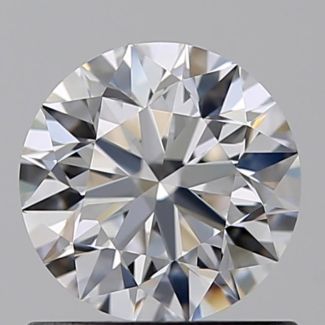 0.70 Carat Round D VS1 EX GIA Natural Diamond