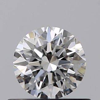 0.45 Carat Round F VS1 VG EX GIA Natural Diamond