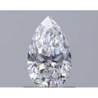 0.7 Carat Pear F SI1 - EX GIA Natural Diamond