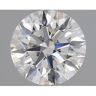 0.8 Carat Round F VS2 EX IGI Natural Diamond