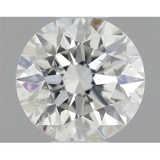 0.3 Carat Round H SI2 EX GIA Natural Diamond