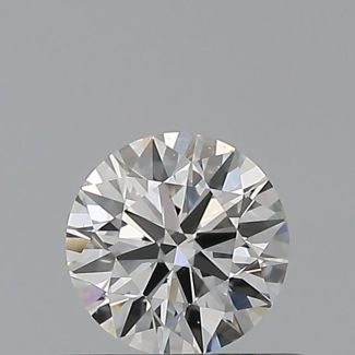 0.4 Carat Round H VS2 EX VG GIA Natural Diamond