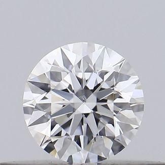 0.23 Carat Round D SI2 EX GIA Natural Diamond