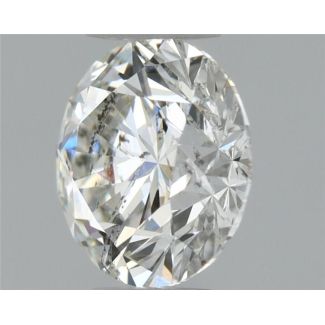 0.55 Carat Round H SI2 EX GIA Natural Diamond