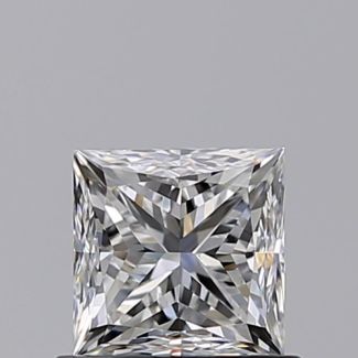 0.70 Carat Princess E VS2 - EX VG GIA Natural Diamond