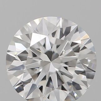 0.34 Carat Round F VVS2 EX GIA Natural Diamond