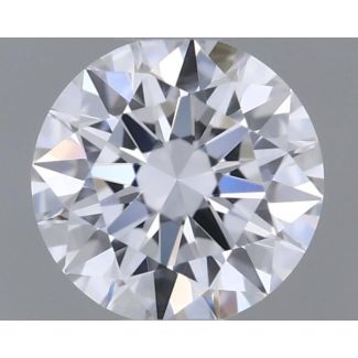 0.32 Carat Round D VVS2 EX GIA Natural Diamond