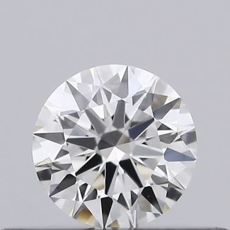 0.24 Carat Round H VVS1 EX GIA Natural Diamond