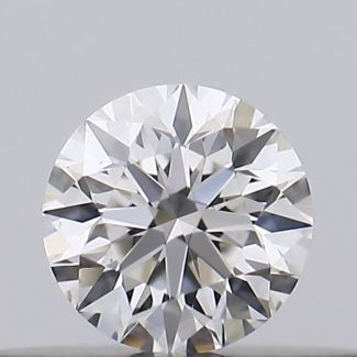 0.18 Carat Round H VS1 EX GIA Natural Diamond