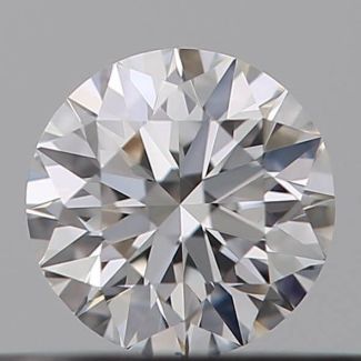 0.20 Carat Round E VVS2 EX VG GIA Natural Diamond