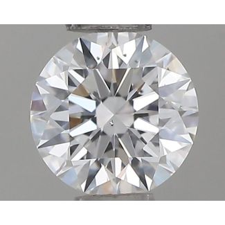 0.34 Carat Round E SI1 EX GIA Natural Diamond