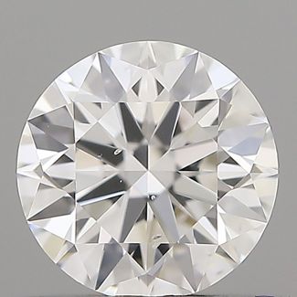 0.52 Carat Round D SI1 EX GIA Natural Diamond