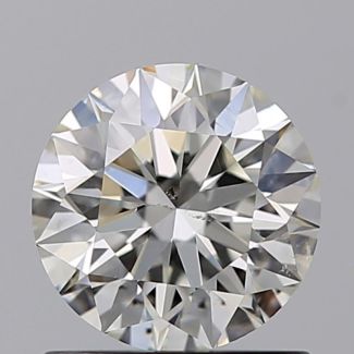 0.81 Carat Round I SI2 EX GIA Natural Diamond