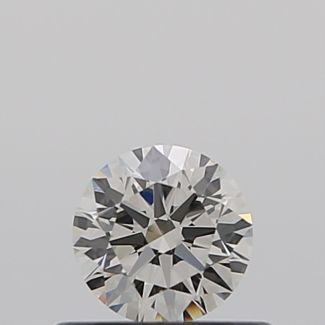 0.34 Carat Round I VS1 EX GIA Natural Diamond