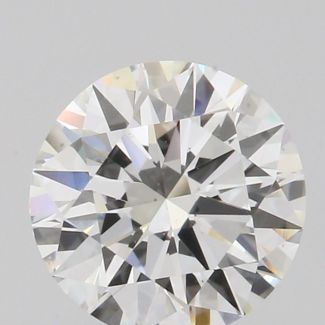 0.51 Carat Round F VS1 EX VG GIA Natural Diamond