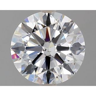 2.0 Carat Round E SI1 EX VG GIA Natural Diamond