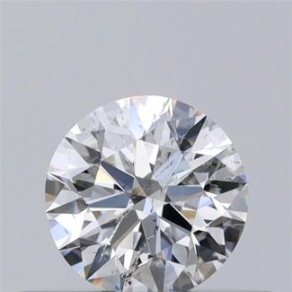 0.35 Carat Round F SI2 EX GIA Natural Diamond