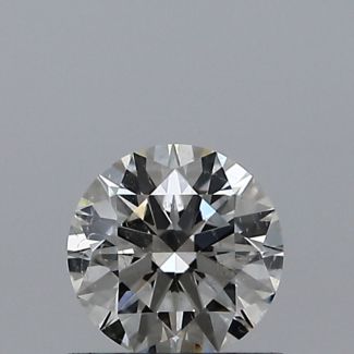 0.51 Carat Round I SI2 EX GIA Natural Diamond