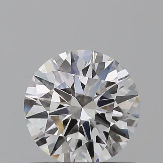 0.58 Carat Round D VVS1 EX GIA Natural Diamond