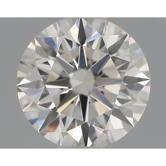 0.56 Carat Round H VS1 EX GIA Natural Diamond