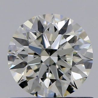 0.61 Carat Round J VS2 EX GIA Natural Diamond