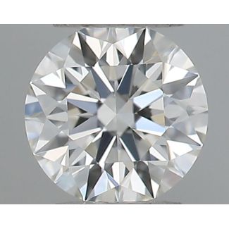 0.18 Carat Round H VVS1 EX GIA Natural Diamond