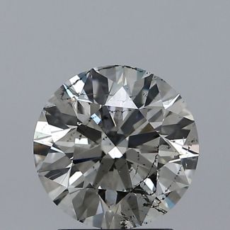 1.80 Carat Round I SI2 EX GIA Natural Diamond