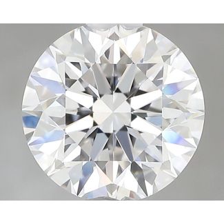 1.5 Carat Round D VVS2 EX VG GIA Natural Diamond