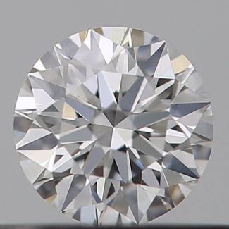 0.35 Carat Round F VVS1 EX GIA Natural Diamond